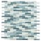 Andova Tiles Loic 0.375" x 1.625" Glass Brick Joint Mosaic Tile ANDLOI445 - alternate 2